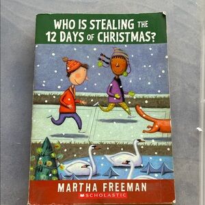 Scholastic Festive Mystery Book with Red and Green Cover